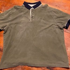 L.L. Bean green polo